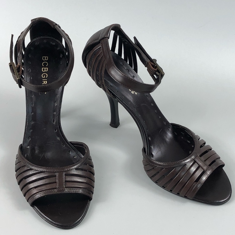 BCBGirls Women’s Open Toe Heeled Sandals Size 6.5B